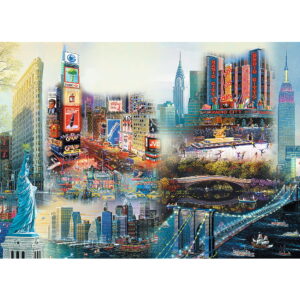 PUZZLE TREFL DIN LEMN 1000 PIESE NEW YORK - imagine 1