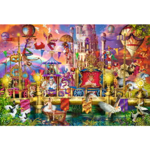 PUZZLE TREFL DIN LEMN 500+1 PIESE LUMEA MAGICA - imagine 1