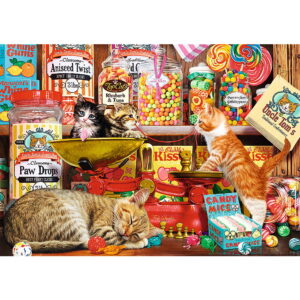 PUZZLE TREFL 1000 PISICI SI DULCIURI - imagine 1