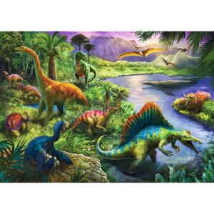 PUZZLE TREFL 200 LUMEA DINOZAURILOR - imagine 1