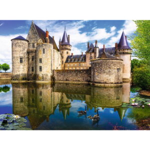 PUZZLE TREFL 3000 CASTELUL SULLY SUR LOIRE - imagine 1