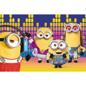 PUZZLE TREFL 60 MINIONII DANSATORI - imagine 1