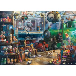 PUZZLE TREFL 6000 STATIA DE TREN - imagine 1