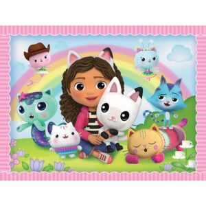 PUZZLE TREFL 2IN1 MEMO GABBYS DOLLHOUSE GABI SI PRIETENII EI - imagine 1