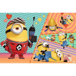 PUZZLE TREFL 4IN1 DESPICABLE ME 4 MINIONII TRAZNITI - imagine 1