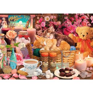 PUZZLE TREFL 1000 PREMIUM PLUS TEA TIME TOATE LUCRURILE BUNE - imagine 1