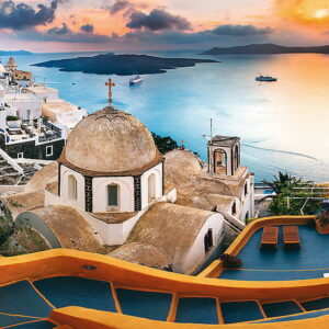 PUZZLE TREFL 1000 SANTORINI - imagine 1