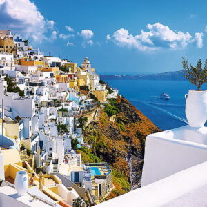 PUZZLE TREFL 1500 SANTORINI - imagine 1