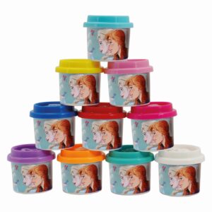 10 BORCANASE DE PLASTILINA FROZEN IN PUNGA DE PLASTIC - imagine 1