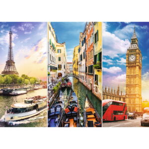 PUZZLE TREFL 4000 CALATORIE IN EUROPA - imagine 1