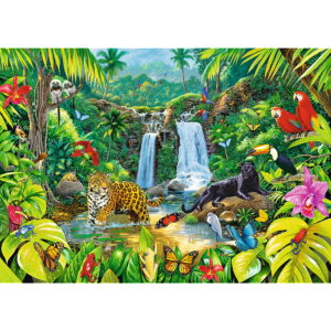 PUZZLE TREFL 2000 PADUREA TROPICALA - imagine 1