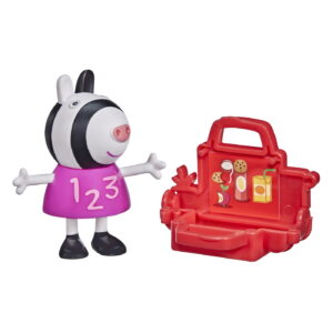 PEPPA PIG FIGURINA PRIETENII AMUZANTI ZEBRA ZOE 7CM - imagine 1