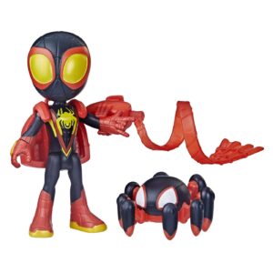 SPIDEY PRIETENII EXTRAORDINARI SET FIGURINA MILES MORALES SPIDER MAN 10CM SI ACCESORII - imagine 1