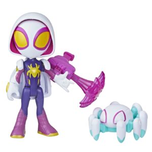 SPIDEY PRIETENII EXTRAORDINARI SET FIGURINA GHOST SPIDER 10CM SI ACCESORII - imagine 1