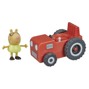 PEPPA PIG VEHICUL CU FIGURINA MICUL TRACTOR - imagine 1