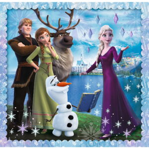 PUZZLE TREFL 3IN1 FROZEN2 REGATUL DE GHEATA - imagine 1