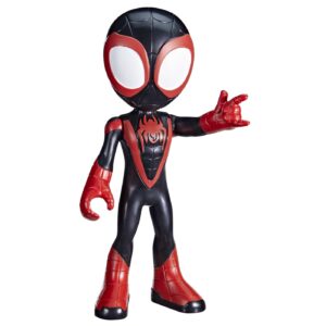 SPIDEY PRIETENII EXTRAORDINARI FIGURINA SUPRADIMENSIONATA MILES MORALES SPIDER MAN 23CM - imagine 1