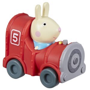 PEPPA PIG MASINUTA BUGGY LOCOMOTIVA SI FIGURINA IEPURASUL REBECCA - imagine 1