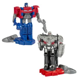 TRANSFORMERS ONE SET 2 FIGURINE OPTIMUS PRIME SI MEGATRON - imagine 1