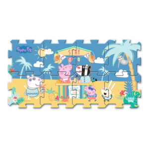 PUZZLE DE PODEA DIN SPUMA PEPPA PIG SUMMER - imagine 1