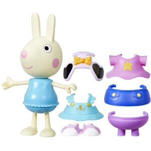 PEPPA PIG SET FIGURINA SI ACCESORII VESTIMENTARE IEPURASUL REBECCA 15CM - imagine 1