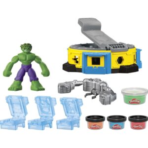 PLAY DOH MARVEL SET HULK LOVESTE SI ZDROBESTE - imagine 1