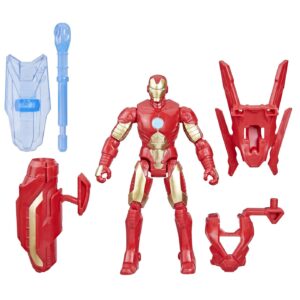 AVANGERS EPIC HERO BATTLE GEAR FIGURINA IRON MAN 10CM - imagine 1