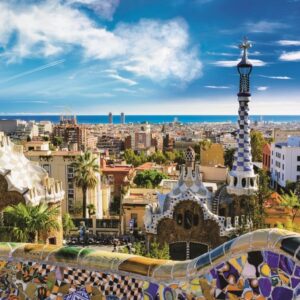 PUZZLE TREFL 1500 PARK BARCELONA - imagine 1