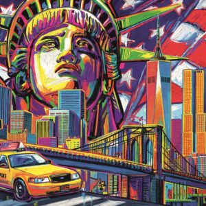 PUZZLE TREFL 1000 NEW YORK IN CULORI - imagine 1