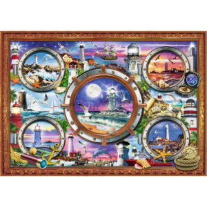 PUZZLE TREFL 1000 FARURI PLINE DE CULOARE - imagine 1