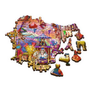 PUZZLE TREFL DIN LEMN 500+1 PIESE LUMEA MAGICA - imagine 2