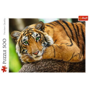 PUZZLE TREFL 500 PORTRETUL TIGRULUI - imagine 2