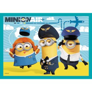 PUZZLE TREFL MINIONS 4IN1 LUMEA FERICITA A MINIONILOR - imagine 2