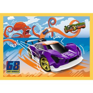 PUZZLE TREFL 4IN1 HOT WHEELS VEHICULE - imagine 2