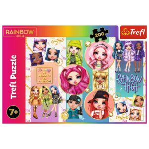 PUZZLE TREFL 200 RAINBOWHIGH PAPUSILE - imagine 2