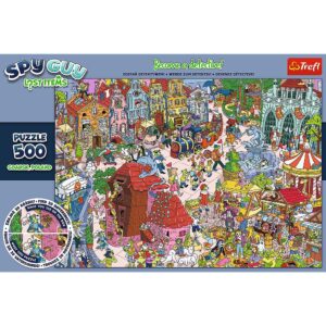 PUZZLE TREFL 500 SPY GUY OBIECTE PIERDUTE IN GDANSK POLONIA - imagine 2