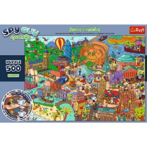 PUZZLE TREFL 500 SPY GUY OBIECTE PIERDUTE IN EUROPA - imagine 2