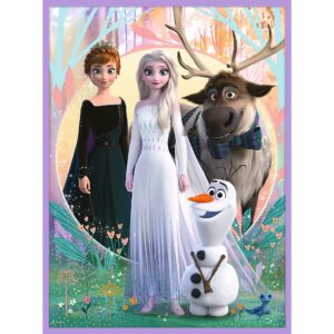 PUZZLE TREFL 2IN1 MEMO DISNEY FROZEN PRINTESELE SI TARAMUL LOR - imagine 2