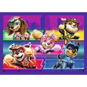 PUZZLE TREFL 4IN1 PATRULA CATELUSILOR MIGHTY MOVIE EROII - imagine 2