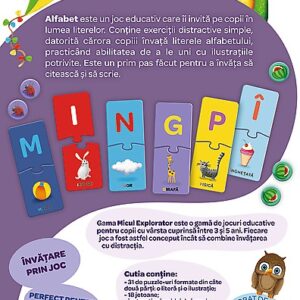 JOC EDUCATIV ALFABETUL MICUL EXPLORATOR - imagine 2