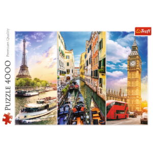 PUZZLE TREFL 4000 CALATORIE IN EUROPA - imagine 2