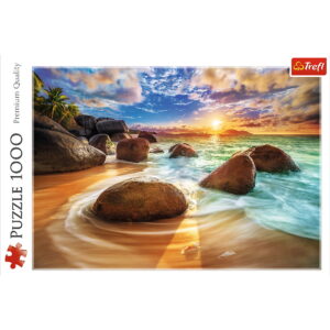 PUZZLE TREFL 1000 PLAJA SAMUDRA INDIA - imagine 2