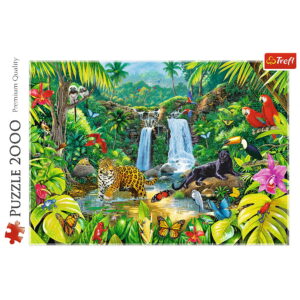 PUZZLE TREFL 2000 PADUREA TROPICALA - imagine 2