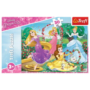 PUZZLE TREFL 30 PRINTESE DISNEY IN GRADINA PALATULUI - imagine 2