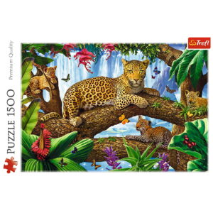 PUZZLE TREFL 1500 JAGUAR INTR-O PAUZA ODIHNITOARE - imagine 2