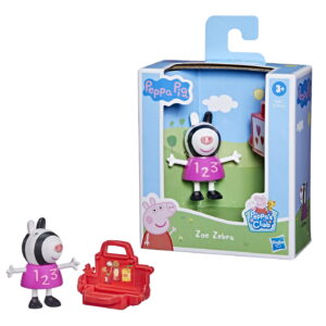 PEPPA PIG FIGURINA PRIETENII AMUZANTI ZEBRA ZOE 7CM - imagine 2