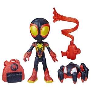 SPIDEY PRIETENII EXTRAORDINARI SET FIGURINA MILES MORALES SPIDER MAN 10CM SI ACCESORII - imagine 2