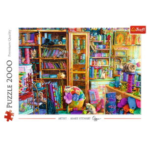 PUZZLE TREFL 2000 PARADISUL PISICUTELOR - imagine 2