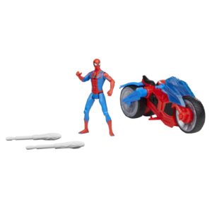 SPIDERMAN SET FIGURINA SI VEHICUL WEB BLAST CYCLE - imagine 2