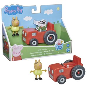 PEPPA PIG VEHICUL CU FIGURINA MICUL TRACTOR - imagine 2